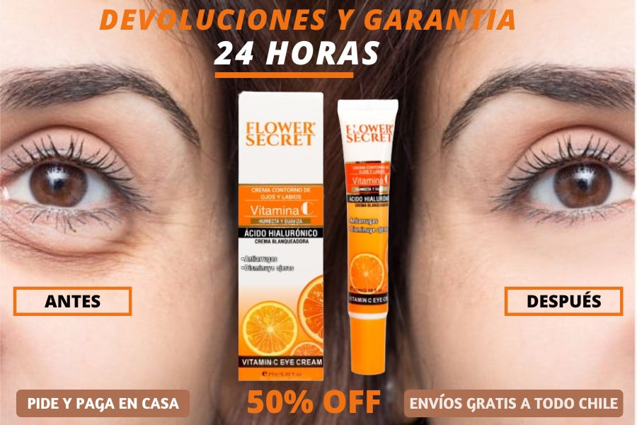 ¡2x1! Flower Secret Contorno de Ojos con Vitamina C ✨